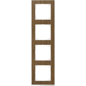 M-Pure Decor-Rahmen, 4 fach , Eiche/aktivweiß, M-Pure Decor Merten MEG4040-3674