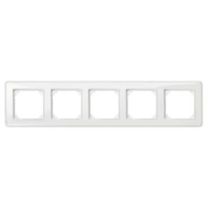M-Creativ-Rahmen, 5 fach , transparent/polarweiß, M-Creativ Merten MEG4050-3500