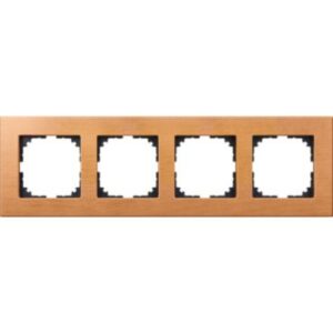 Holzrahmen, 4 fach , Buche, M-PLAN Merten MEG4054-3470