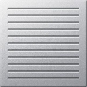 Zentralplatte für akustischen Signalgeber, aluminium, System M Merten MEG4450-0460