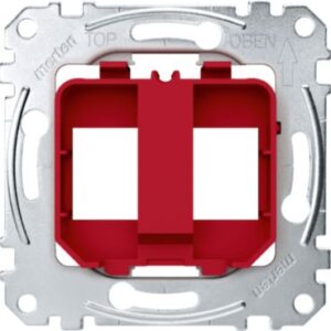 Tragplatten für Steckverbinder Modular Jack, rot Merten MEG4566-0006