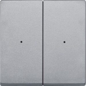 Wippen für Taster-Modul 2 fach , aluminium, System M Merten MEG5220-0460