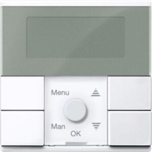 Zeitschaltuhr-Modul, aktivweiß glänzend, System M Merten MEG5755-0325