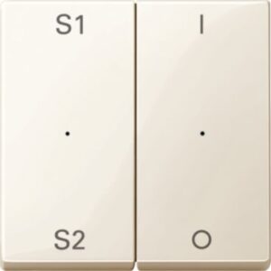 Wippen für Taster-Modul 2 fach  (Szene1/2, 1/0), weiß glänzend, System M Merten MEG5228-0344