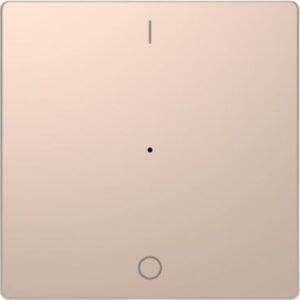 Wippe für Taster-Modul 1 fach  (1/0), Champagnermetallic, System Design Merten MEG5211-6051