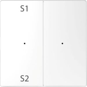 Wippen für Taster-Modul 2 fach  (Szene1/2, blank), Lotosweiß, System Design Merten MEG5226-6035