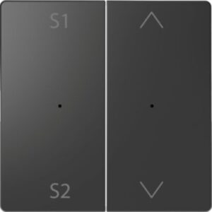 Wippen für Taster-Modul 2 fach  (Szene1/2, Auf/Ab), Anthrazit, System Design Merten MEG5227-6034