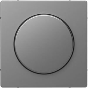 Zentralplatte mit Drehknopf, Edelstahl, System Design Merten MEG5250-6036