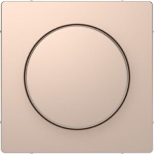 Zentralplatte mit Drehknopf, Champagnermetallic, System Design Merten MEG5250-6051
