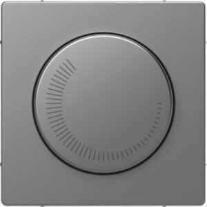 Zentralplatte für Drehzahlsteller, Edelstahl, System Design Merten MEG5251-6036
