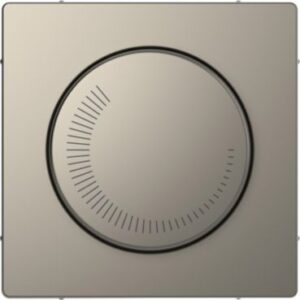 Zentralplatte für Drehzahlsteller, Nickelmetallic, System Design Merten MEG5251-6050