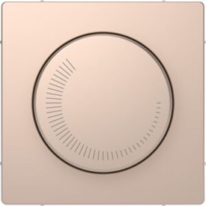 Zentralplatte für Drehzahlsteller, Champagnermetallic, System Design Merten MEG5251-6051