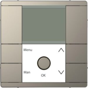 Zeitschaltuhr-Modul, Nickelmetallic, System Design Merten MEG5755-6050