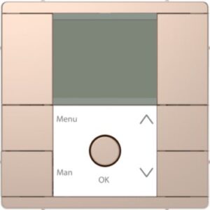 Zeitschaltuhr-Modul, Champagnermetallic, System Design Merten MEG5755-6051