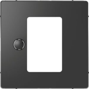 Zentralpl.f. Univers. Temperaturregl.-Eins.m.Touch-Display,Anthrazit,Sys. Design Merten MEG5775-6034