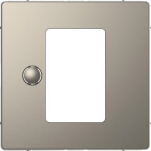 Zentr.pl.f.Univers. Temp.Regl.-Eins.m.Touch-Display,Nickelmetallic,Sys. Design Merten MEG5775-6050