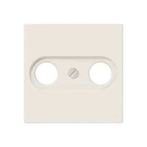 Abdeckung für Antennendosen, Duroplast antibakteriell, Serie AS, weiß, Jung ABA561PLTV