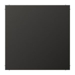 Blind-Abdeckung (verrastet), Aluminium lackiert, Serie LS, anthrazit (lackiertes Aluminium), Jung AL2994BAN