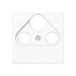 Abdeckung für Universal-Sat/BK-Dosen, Thermoplast, Serie AS/A, alpinweiß, Jung A561BFPLSATWW