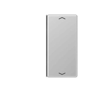 Taste 2fach, mit Pfeilsymbolen, F40, Serie A, aluminium, Jung A402TSAPAL
