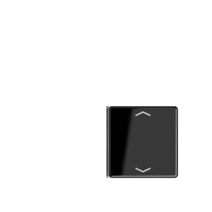 Taste 4fach, 1+4, mit Pfeilsymbolen, F40, Serie A, schwarz, Jung A404TSAPSW14