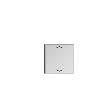 Taste 4fach, 1+4, mit Pfeilsymbolen, F40, Serie A, aluminium, Jung A404TSAPAL14