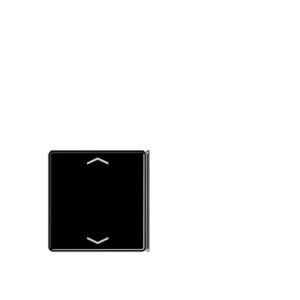 Taste 4fach, 2+3, mit Pfeilsymbolen, F40, Serie A, schwarz, Jung A404TSAPSW23