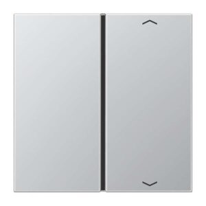 Taste 1fach, mit Pfeilsymbolen, F40, Serie LS, Aluminium, Jung AL2401TSAP