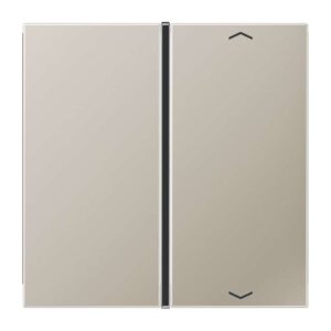Taste 1fach, mit Pfeilsymbolen, F40, Serie LS, Edelstahl, Jung ES2401TSAP