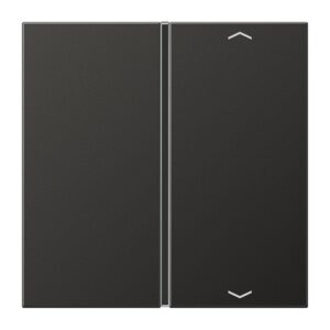 Taste 1fach, mit Pfeilsymbolen, F40, Serie LS, anthrazit (lackiertes Aluminium), Jung AL2401TSAPAN