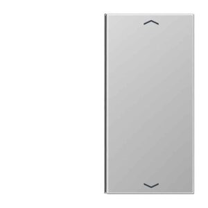 Taste 2fach, mit Pfeilsymbolen, F40, Serie LS, Aluminium, Jung AL2402TSAP