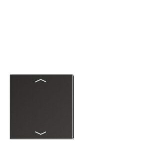 Taste 4fach, 2+3, mit Pfeilsymbolen, F40, Serie LS, anthrazit (lackiertes Aluminium), Jung AL2404TSAPAN23