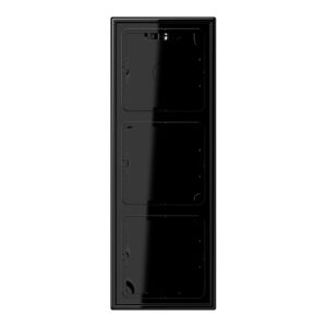 Aufputz-Kappe 3fach, Serie LS, schwarz, Jung LS583ASW