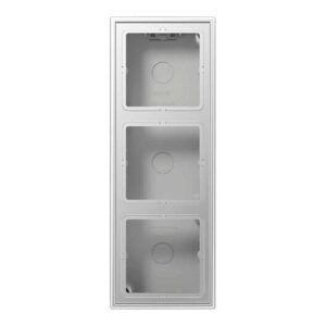 Aufputz-Kappe 3fach, Serie LS, Aluminium, Jung AL2583A-L