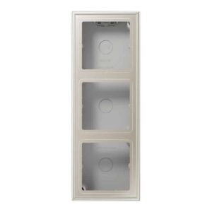 Aufputz-Kappe 3fach, Serie LS, Edelstahl, Jung ES2583A-L