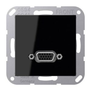 Multimedia-Anschlusssystem VGA, Serie A, schwarz, Jung MAA1102SW