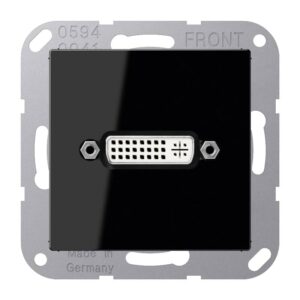 Multimedia-Anschlusssystem DVI, Serie A, schwarz, Jung MAA1193SW