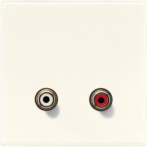 Multimedia-Anschlusssystem Cinch Audio, Serie LS, weiß, Jung MALS1021