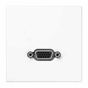 Multimedia-Anschlusssystem VGA, Serie LS, alpinweiß, Jung MALS1102WW