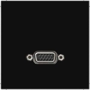Multimedia-Anschlusssystem VGA, Serie LS, schwarz, Jung MALS1102SW