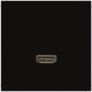 Multimedia-Anschlusssystem HDMI, Serie LS, schwarz, Jung MALS1112SW