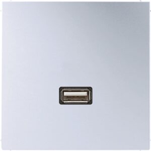 Multimedia-Anschlusssystem USB 2.0, Serie LS, Aluminium, Jung MAAL1122