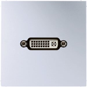 Multimedia-Anschlusssystem DVI, Serie LS, Aluminium, Jung MAAL1193