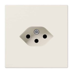 Steckdose nach Schweizer Norm, 1fach, Typ 13, Serie LS, weiß, Jung LS1520-13SEV