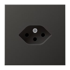 Steckdose nach Schweizer Norm, 1fach, Typ 13, Serie LS, anthrazit (lackiertes Aluminium), Jung AL1520-13SEVAN