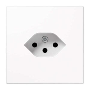 Steckdose nach Schweizer Norm, 1fach, Typ 13, Serie LS, alpinweiß, Jung LS1520-13SEVWW