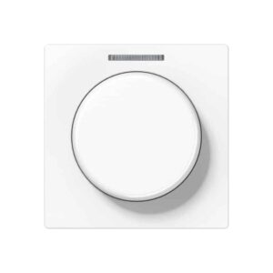 Abdeckung mit Lichtleiter für KNX Drehsensor, Thermoplast, Serie A, alpinweiß, Jung A1540BFKO5WW