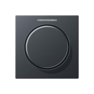 Abdeckung mit Lichtleiter für KNX Drehsensor, Thermoplast lackiert, Serie A, anthrazit matt, Jung A1540BFKO5ANM