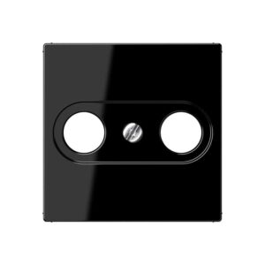 Abdeckung für Antennendosen, Thermoplast, Serie A, schwarz, Jung A561BFPLTVSW