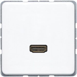 Multimedia-Anschlusssystem HDMI, Serie CD, alpinweiß, Jung MACD1112WW